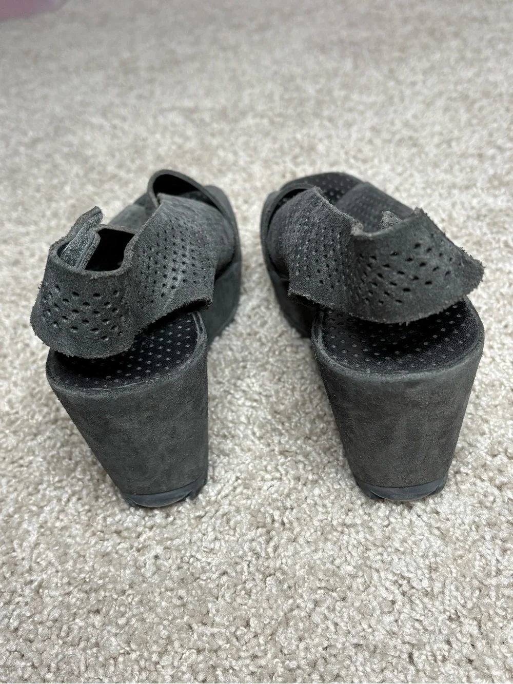 Pedro Garcia Suede Wedges